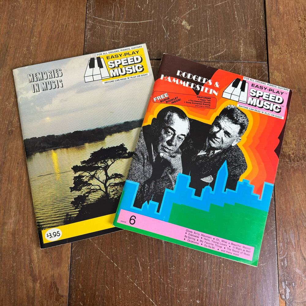 Sight & Sound VINTAGE Easy Play Speed Music Rogers & Hammerstein‎ Music Books